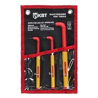 Набор ключей имбусовых диэлектрических HEX КВТ НИИ-17 КВТ — купить по цене от 2&nbsp;600 ₽ | ПрофБезопасность