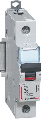 Выключатель автоматический Legrand DX3-E 10000 1п 6А B 16кА