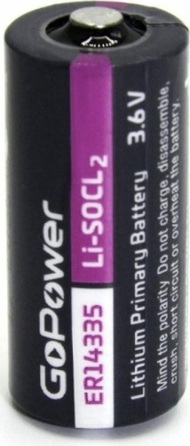 Элемент питания GoPower ER14335 2/3AA PC1 Li-SOCI 3.6V