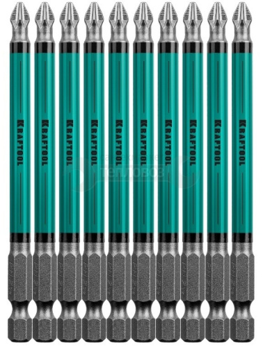Бита Kraftool Optimum Line PH2х100, сталь S2 26122-2-100-10