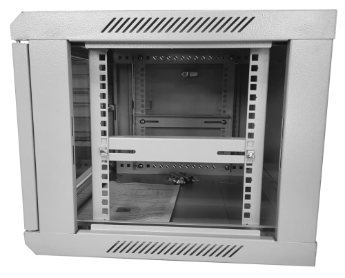 Шкаф настенный 19″ Netko WMA 12U (600х600х635) серый, разборный фото 5