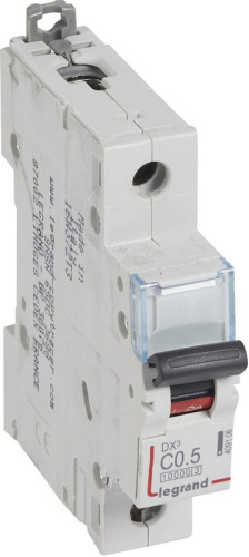 Выключатель автоматический Legrand DX3-E 10000 1п 0.5А C 16кА