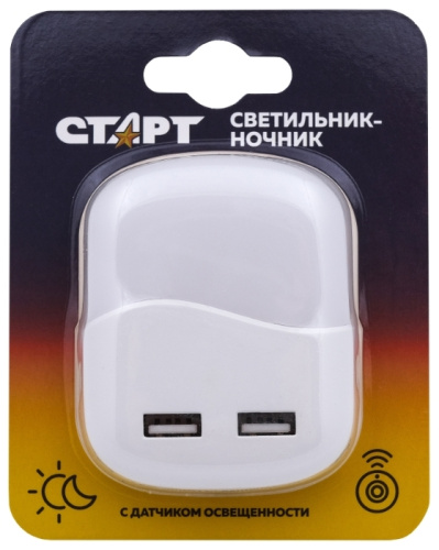 Светильник ночник c USB выходом с датчиком освещенности Старт 220В Белый , Feron, купить, цена, доставка, безопасность Светильник ночник c USB выходом с датчиком освещенности Старт 220В Белый Feron — купить по цене от 325 ₽ | ПрофБезопасность