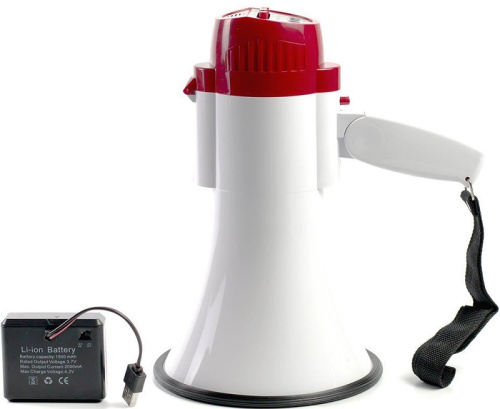 Мегафон ручной TerraSound MG-206RUL красный