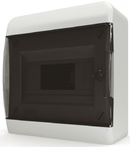 Бокс пластиковый Tekfor ЩРН-П-8 BNK 40-08-1 (240х218х102мм) IP41 прозрачная дверца