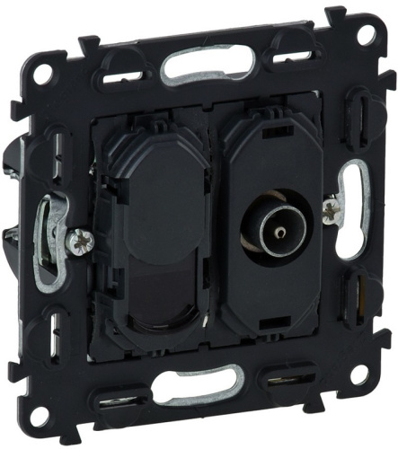 Розетка RJ45+TV Звезда без накладки без рамки Legrand Valena In’matic 2-м., Legrand, купить, цена, доставка, безопасность Розетка RJ45+TV Звезда без накладки без рамки Legrand Valena In’matic 2-м. Legrand — купить по цене от 1 796 ₽ | ПрофБезопасность