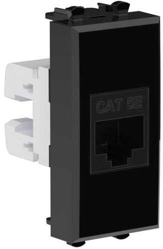 Розетка компьютерная модульная DKC Avanti 1-м. 1 мод. RJ45 5е черный квадрат, DKC, купить, цена, доставка, безопасность Розетка компьютерная модульная DKC Avanti 1-м. 1 мод. RJ45 5е черный квадрат DKC — купить по цене от 640 ₽ | ПрофБезопасность