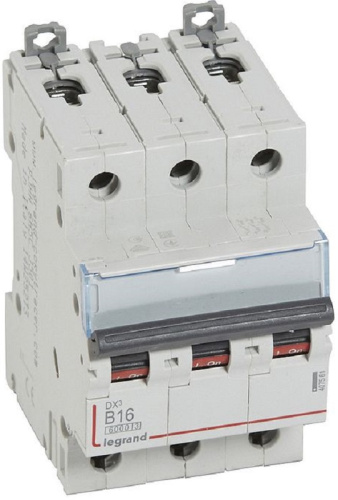 Выключатель автоматический Legrand DX3-E 6000 3п 16А B 10кА