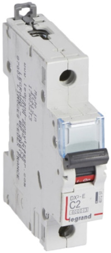 Выключатель автоматический Legrand DX3-E 6000 1п 2А C 6кА
