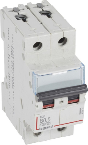 Выключатель автоматический Legrand DX3-E 10000 2п 0.5А B 16кА