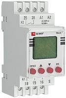 Реле времени электронное на DIN-рейку EKF PROxima ТМ-24 многофункциональное 16А 24-264В