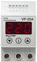 Реле напряжения однофазное цифровое на DIN-рейку DigiTOP VP-25A 25А 50-400В