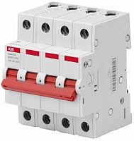 Выключатель нагрузки (мини-рубильник) ABB Basic M BMD51425 4п 25A тип AC																												
