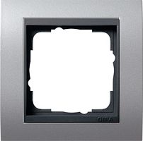 Рамка универсальная Gira Event Clear 1-м. алюминий/антрацит Gira — купить по цене от 1&nbsp;480 ₽ | ПрофБезопасность