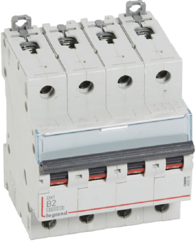 Выключатель автоматический Legrand DX3-E 6000 4п 2А B 10кА