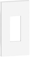 Лицевая панель Legrand BTicino Living Now для 1-м. 2 мод. розетки RJ11/RJ45/аудио белый