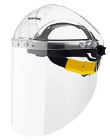 Защитный лицевой щиток Kraftool SPECTRA, 220х385мм, поликарбонат 2мм,храповик