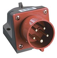 Вилка кабельная накладная IEK КНР ССИ-515 16А 3Р+РЕ+N 400В IР44 красный IEK — купить по цене от 760 ₽ | ПрофБезопасность