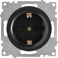 Розетка с заземлением без рамки OneKeyElectro Florence 1-м. черный  OneKey — купить по цене от 225 ₽ | ПрофБезопасность
