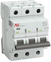 Выключатель автоматический EKF Averes AV-6 3п 50А B 6кА