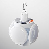 Фонарь кемпенговый с солнечной батареей с USB 30Вт 10LED 2200мАч 220В Белый СимаЛенд — купить по цене от 1&nbsp;240 ₽ | ПрофБезопасность