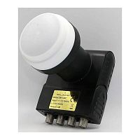 Спутниковый конвертер GM-144C Black Edition Circular Quad с круговой поляризацией Goldmaster — купить по цене от 1&nbsp;490 ₽ | ПрофБезопасность