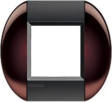Рамка овальная Legrand BTicino LivingLight 2 мод Бордовый