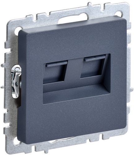 Розетка компьютерная без рамки IEK Brite РК10-2-БрМ 2-м. RJ45+RJ45 5e маренго IEK — купить по цене от 1&nbsp;090 ₽ | ПрофБезопасность
