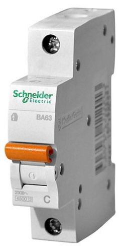 Выключатель автоматический Schneider Electric Домовой 1п C 25А ВА63 4.5кА фото 2