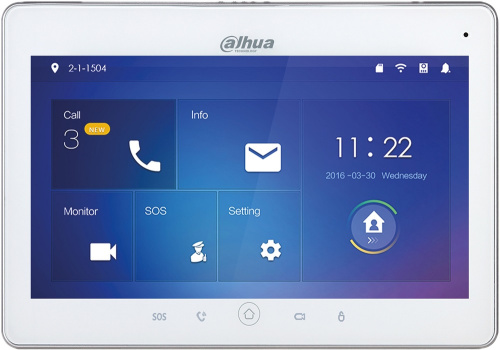 Монитор видеодомофона IP Dahua DHI-VTH5241DW-S2