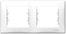 Рамка горизонтальная Schneider Electric Sedna 2-м. белый Schneider Electric — купить по цене от 250 ₽ | ПрофБезопасность