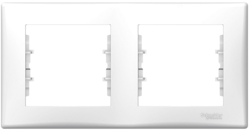 Рамка горизонтальная Schneider Electric Sedna 2-м. белый Schneider Electric — купить по цене от 250 ₽ | ПрофБезопасность
