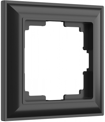 Рамка универсальная Werkel Fiore 1-м. черный матовый картинка