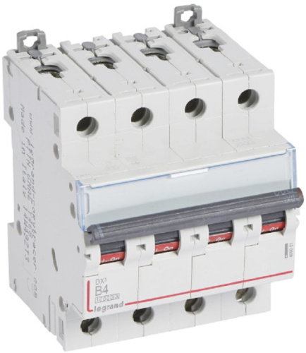 Выключатель автоматический Legrand DX3-E 10000 4п 4А B 16кА