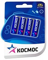 Элемент питания Космос R6 (блист.4 шт) AA солевая (батарейка)