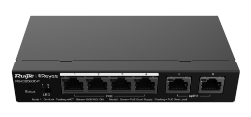 Коммутатор Ruijie Reyee RG-ES206GC-P PoE фото 4