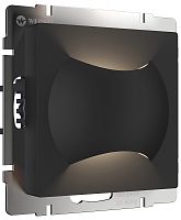 Встраиваемая LED подсветка без рамки Werkel Moon X2 1Вт 4000К черный матовый