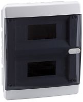Бокс пластиковый Кэаз OptiBox ЩРВ-П-18 P-CVK-1-18-IP41 (290х236х102мм) IP40 прозрачная дверца