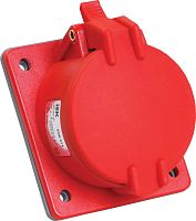 Розетка кабельная встраиваемая IEK Magnum ССИ-425 32А 3Р+PЕ+N 400В IР44 красный IEK — купить по цене от 1&nbsp;260 ₽ | ПрофБезопасность