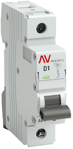Выключатель автоматический EKF Averes AV-6 1п 1А D 6кА