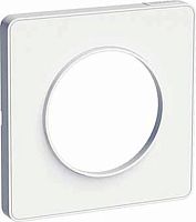 Рамка универсальная Schneider Electric Odace 1-м. белый  Schneider Electric — купить по цене от 100 ₽ | ПрофБезопасность