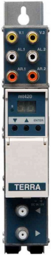 Модулятор AV-RF Terra MT420 сдвоенный однополосный картинка