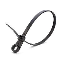 Стяжки нейлоновые под винт Fortisflex КСО 4*150 (ч) (100шт.) 