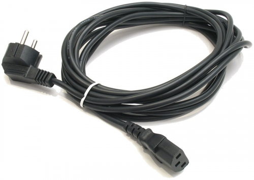 Кабель сетевой Cablexpert PC-186-1-VDE Euro, 1.8 метра, черный, с заземлением картинка