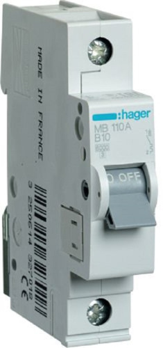Выключатель автоматический Hager 1п 25A C 4.5кА 
