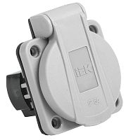 Розетка кабельная встраиваемая IEK Magnum РП13-3 16А 2Р+E 230В IР54 серый IEK — купить по цене от 345 ₽ | ПрофБезопасность