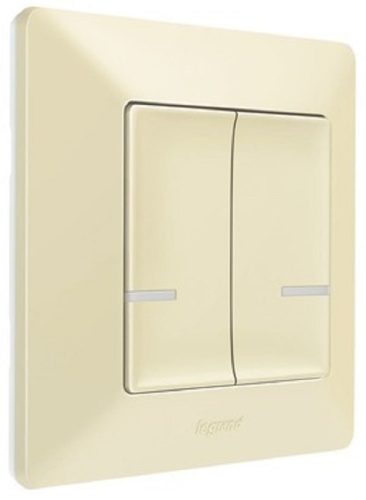 Умный выключатель беспроводной Valena Life Netatmo 2-кл. IP20 слоновая кость Legrand — купить по цене от 5&nbsp;845 ₽ | ПрофБезопасность