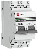 Выключатель автоматический EKF PROxima ВА47-63 2п 32А C 6кА EKF — купить по цене от 505 ₽ | ПрофБезопасность