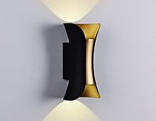 Светильник накладной Ambrella Light 220В10Вт 4200К IP54 Черный/золото Ambrella — купить по цене от 4&nbsp;440 ₽ | ПрофБезопасность