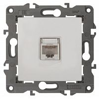 Розетка компьютерная без рамки Эра Elegance 1-м. RJ45 5e белый